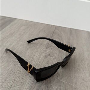 Versace Sunglasses in Black with Gold Details